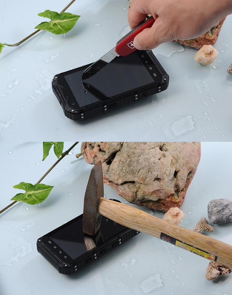 A9+ Triple Proofing Phone, 2GB+16GB, IP68 Waterproof Dustproof Shockproof, 4.3 inch Android 4.4 MTK6592 Octa Core up to 2.0GHz, Network: 3G(Black)