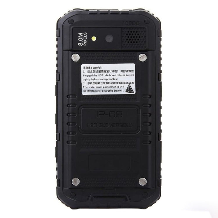 A9+ Triple Proofing Phone, 2GB+16GB, IP68 Waterproof Dustproof Shockproof, 4.3 inch Android 4.4 MTK6592 Octa Core up to 2.0GHz, Network: 3G(Black)