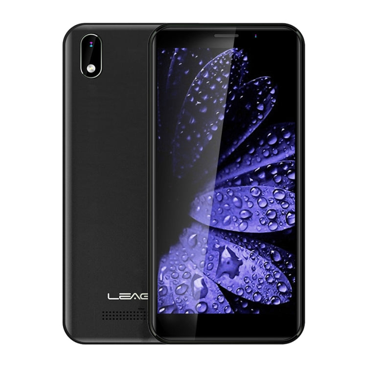 [HK Warehouse] LEAGOO Z10, 1GB+8GB, 5.0 inch Android 8.0 GO MTK6580M Quad Core up to 1.3GHz, Network: 3G, Dual SIM(Black)