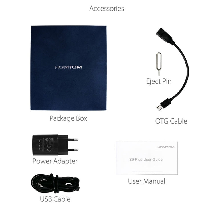 [HK Warehouse] HOMTOM S9 Plus, 4GB+64GB, Dual Back Cameras, Fingerprint Identification, 4050mAh Battery, 5.99 inch Android 7.0 MTK6750T Octa Core up to 1.5GHz, Network: 4G, Dual SIM, OTG, OTA(Black)