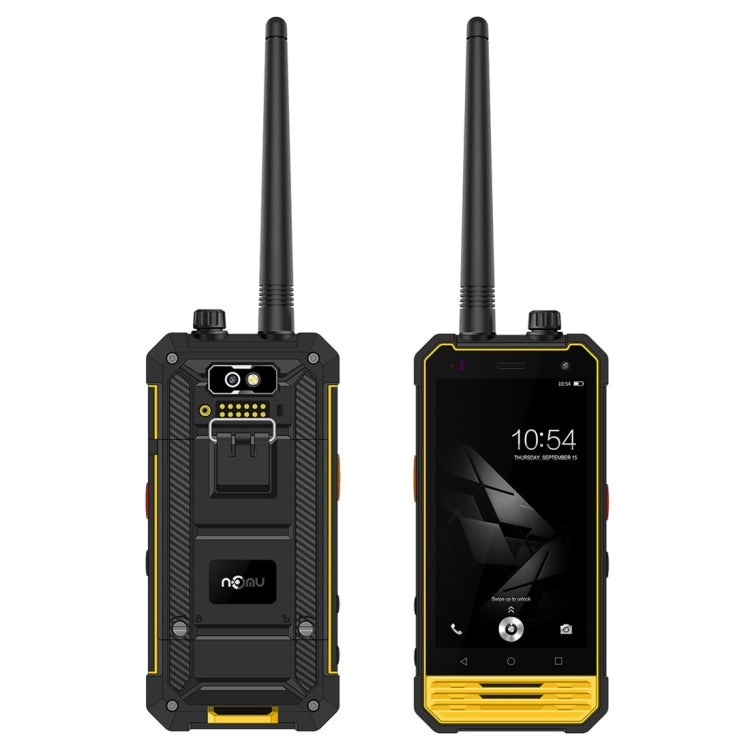 NOMU T18 Walkie Talkie, 3GB+ 32GB, Fingerprint Identification, IP68 Waterproof Dustproof Shockproof, 5200mAh Battery, 4.7 inch Android 7.0 MTK6737T Quad Core up to 1.5GHz, Network: 4G, Intercom, NFC, OTG