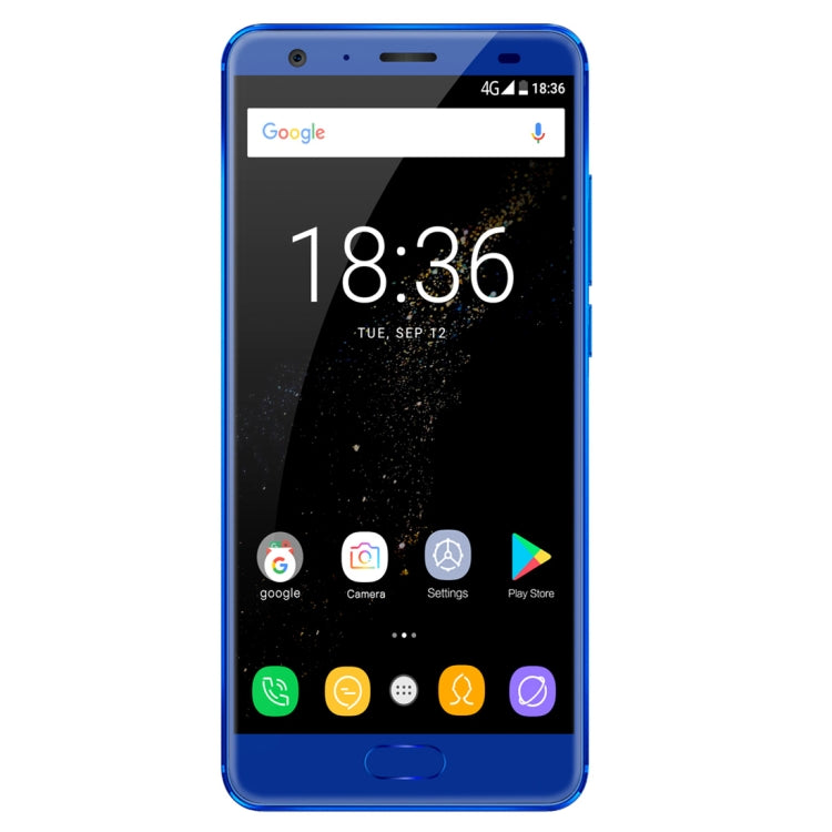 [HK Warehouse] OUKITEL K8000, 4GB+64GB, Dual Back Cameras, 8000mAh Battery, Fingerprint Identification, 5.5 inch Android 7.0 MTK6750T Octa Core up to 1.5GHz, Network: 4G, Dual SIM, OTG(Blue)