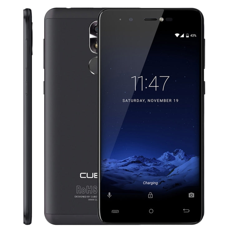 [HK Warehouse] CUBOT R9, 2GB+16GB, Fingerprint Identification, 5.0 inch  Android 7.0 MTK6580 Quad-Core up to 1.3GHz,  Network: 3G, Dual SIM(Black)