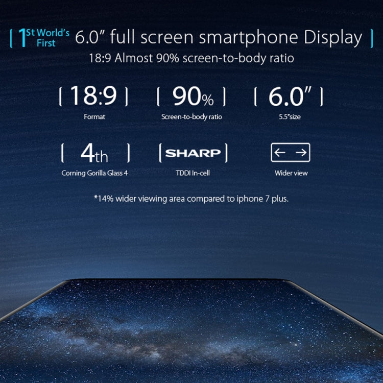 [HK Warehouse] UMIDIGI S2, 4GB+64GB, Dual Back Cameras, Fingerprint Identification, 5100mAh Battery, 6.0 inch Sharp Screen Android 6.0 Helio P20 Octa Core up to 2.3GHz, Network: 4G, Dual SIM, OTG