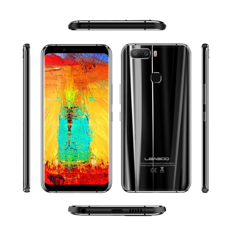 [HK Warehouse] LEAGOO S8 Pro, 6GB+64GB, Dual Back Cameras, Fingerprint Identification, 5.99 inch Dual Curved Edge LEAGOO OS 4.0 (Android 7.0) MTK Helio P25 Octa Core up to 2.6GHz, Network: 4G, Dual SIM, OTG