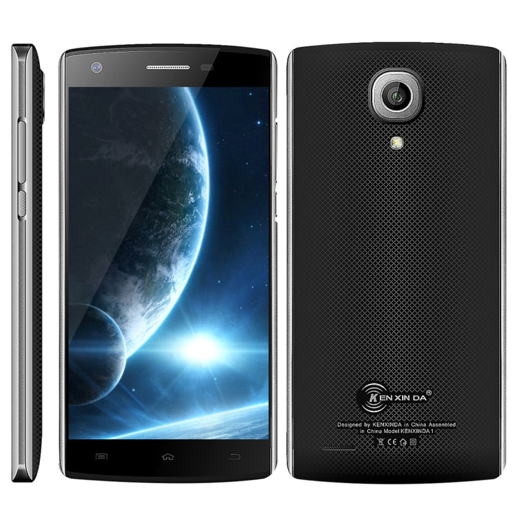 [HK Warehouse] KEN XIN DA J7, 1GB+8GB, 5.0 inch Android 5.1 MTK6580 Quad Core up to 1.3GHz, Network: 3G, Dual SIM(Black)