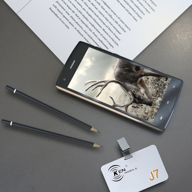 [HK Warehouse] KEN XIN DA J7, 1GB+8GB, 5.0 inch Android 5.1 MTK6580 Quad Core up to 1.3GHz, Network: 3G, Dual SIM(Black)
