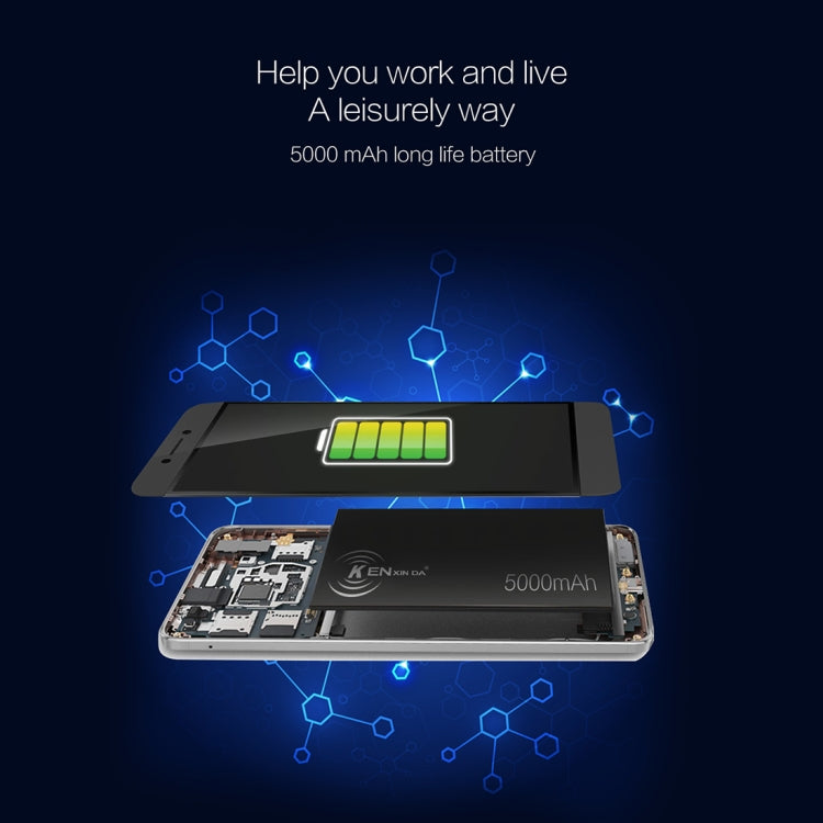 [HK Warehouse] KEN XIN DA S9, 2GB+16GB, Dual Back Cameras, Fingerprint Identification, 5000mAh Battery, 5.5 inch Android 7.0 MTK6737 Quad Core up to 1.3GHz, Network: 4G, Dual SIM