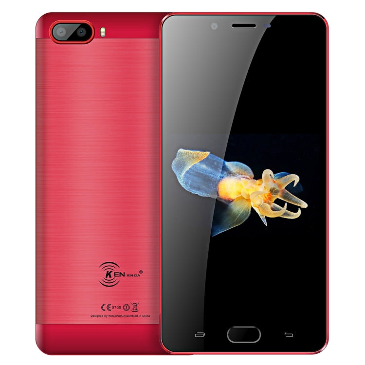 [HK Warehouse] KEN XIN DA S9, 2GB+16GB, Dual Back Cameras, Fingerprint Identification, 5000mAh Battery, 5.5 inch Android 7.0 MTK6737 Quad Core up to 1.3GHz, Network: 4G, Dual SIM