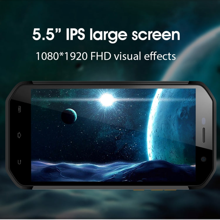 [HK Warehouse] E&L S60, 3GB+64GB, IP68 Waterproof Shockproof Dustproof, Fingerprint Identification, 5.5 inch Android 7.0 MTK6753 Octa Core up to 1.5GHz, Network: 4G, MIL-STD-810G Certification(Black)