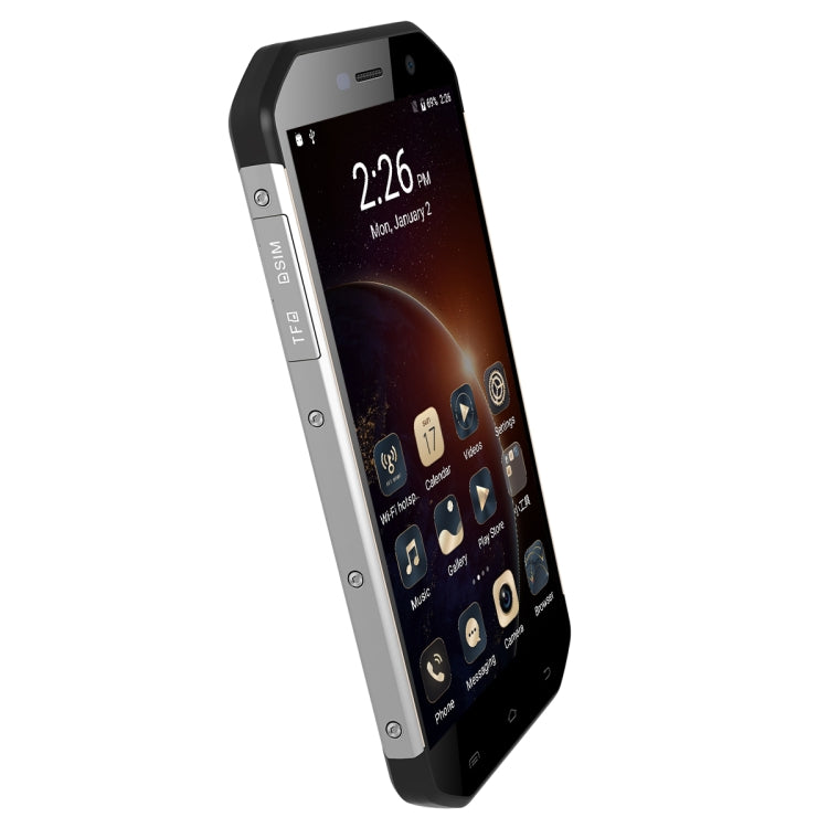 [HK Warehouse] E&L S60, 3GB+64GB, IP68 Waterproof Shockproof Dustproof, Fingerprint Identification, 5.5 inch Android 7.0 MTK6753 Octa Core up to 1.5GHz, Network: 4G, MIL-STD-810G Certification(Black)