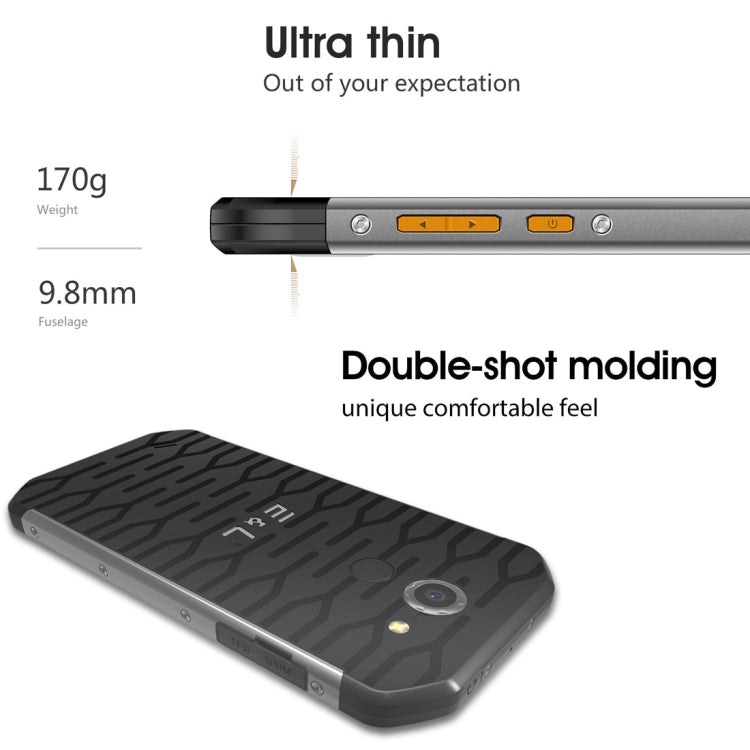 [HK Warehouse] E&L S60, 3GB+64GB, IP68 Waterproof Shockproof Dustproof, Fingerprint Identification, 5.5 inch Android 7.0 MTK6753 Octa Core up to 1.5GHz, Network: 4G, MIL-STD-810G Certification(Black)