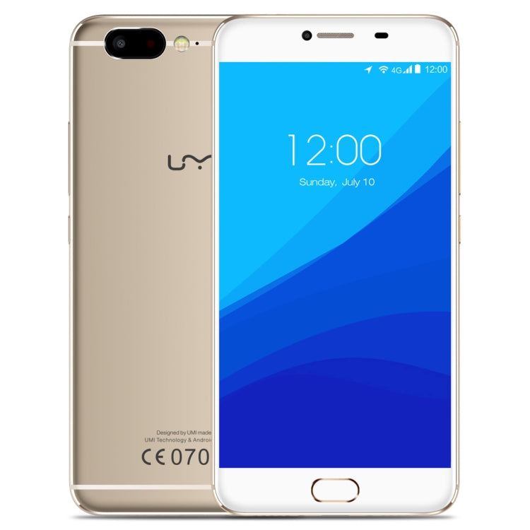 [HK Warehouse] UMI Z, 4GB+32GB, Fingerprint Identification,  5.5 inch Sharp Screen Android 6.0 MTK Helio X27 Deca Core up to 2.6GHz, Network: 4G, Dual SIM, OTG