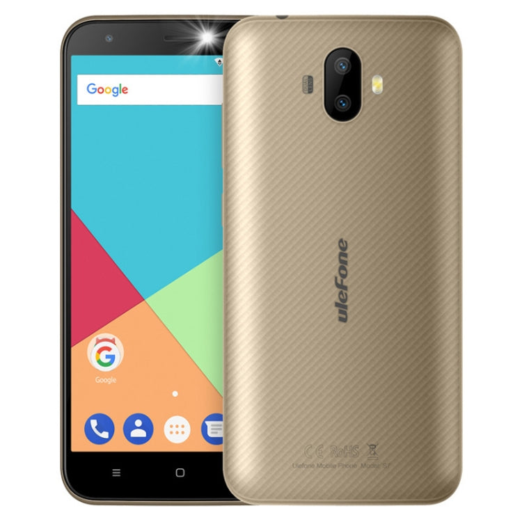 [HK Warehouse] Ulefone S7, 1GB+8GB, Dual Back Cameras, 5.0 inch Android 7.0 MTK6580A Quad Core 32-bit up to 1.3GHz, Network: 3G, Dual SIM