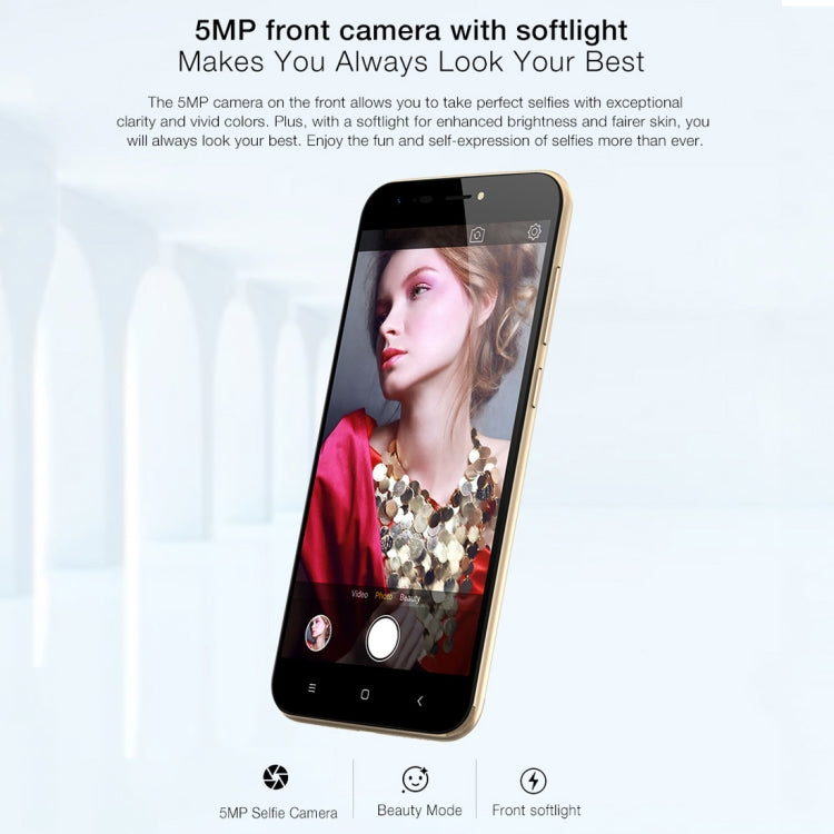 [HK Warehouse] Ulefone S7, 1GB+8GB, Dual Back Cameras, 5.0 inch Android 7.0 MTK6580A Quad Core 32-bit up to 1.3GHz, Network: 3G, Dual SIM
