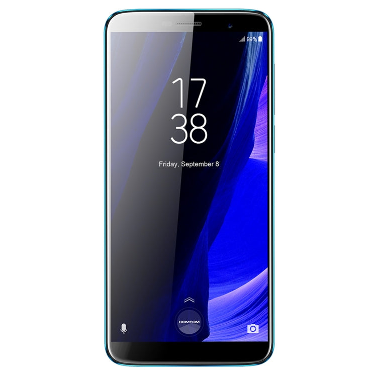 [HK Warehouse] HOMTOM S7, 3GB+32GB, Dual Back Cameras, Fingerprint Identification, 5.5 inch Android 7.0 MTK6737 Quad Core up to 1.3GHz, Network: 4G, Dual SIM, OTA(Blue)