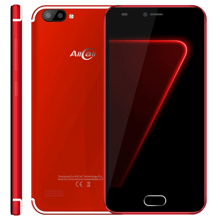 AllCall Alpha, 1GB+8GB, Dual Back Cameras,  5.0 inch Android 7.0 MTK6580A Quad Core up to 1.3GHz, Network: 3G, OTG, Dual SIM