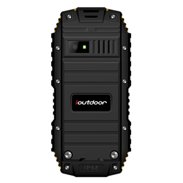 ioutdoor T1 Triple Proofing Phone, English Keyboard, IP68 Waterproof Shockproof Dustproof,  2.4 inch, MTK6261A Chipset, 21 Keys, LED Flashlight, FM, TF, Dual SIM
