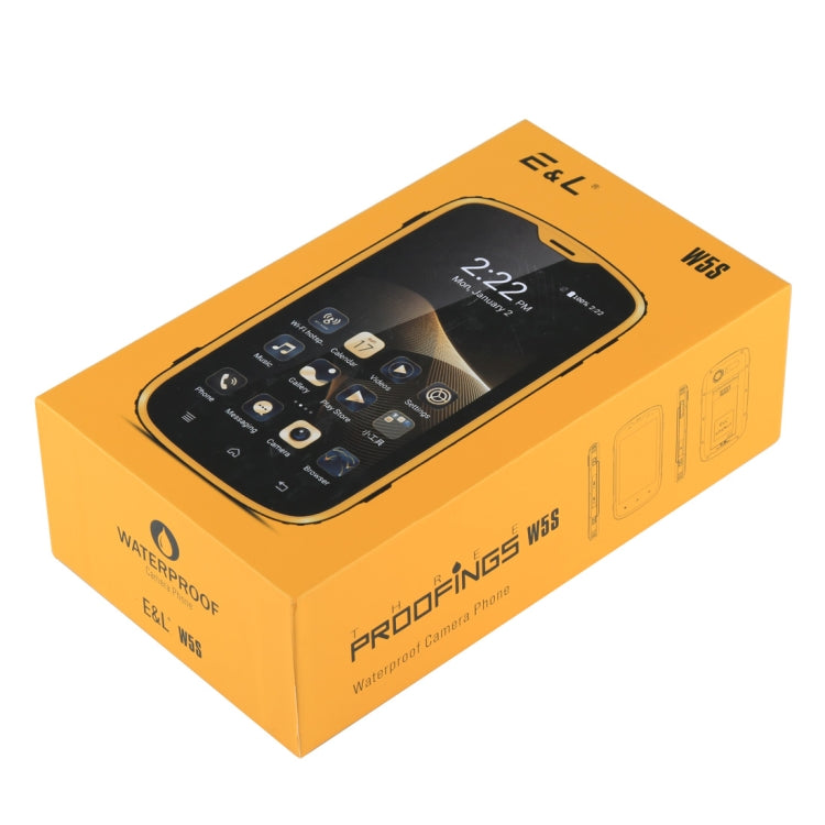 E&L Proofing W5S, 1GB+8GB, IP68 Waterproof Shockproof Dustproof, 4.0 inch Android 6.0 SC7731 Quad Core up to 1.2GHz, Network: 3G, MIL-STD-810G Certification