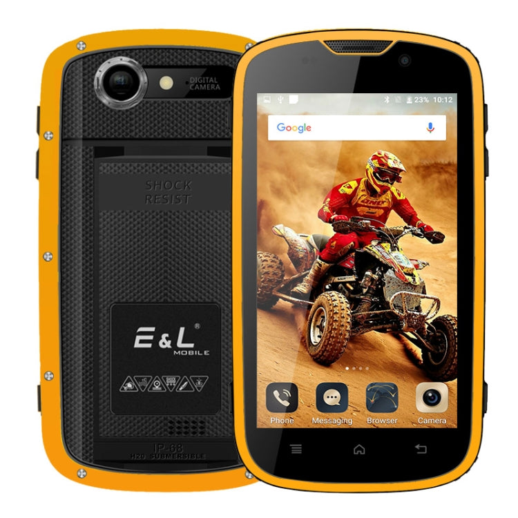 E&L Proofing W5S, 1GB+8GB, IP68 Waterproof Shockproof Dustproof, 4.0 inch Android 6.0 SC7731 Quad Core up to 1.2GHz, Network: 3G, MIL-STD-810G Certification