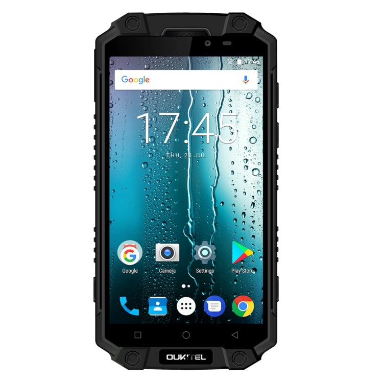 [HK Warehouse] OUKITEL K10000 MAX Triple Proofing Phone, 3GB+32GB, IP68 Waterproof Dustproof Shockproof, 10000mAh Battery, Fingerprint Identification, 5.5 inch Android 7.0 MTK6753 Octa Core up to 1.3GHz, Dual SIM