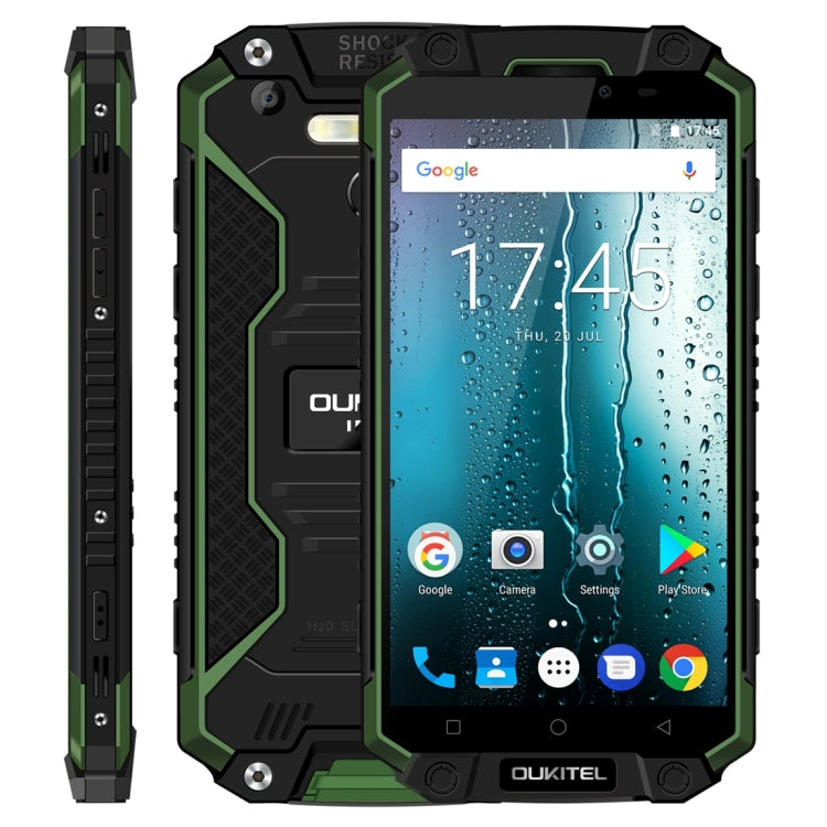 [HK Warehouse] OUKITEL K10000 MAX Triple Proofing Phone, 3GB+32GB, IP68 Waterproof Dustproof Shockproof, 10000mAh Battery, Fingerprint Identification, 5.5 inch Android 7.0 MTK6753 Octa Core up to 1.3GHz, Dual SIM