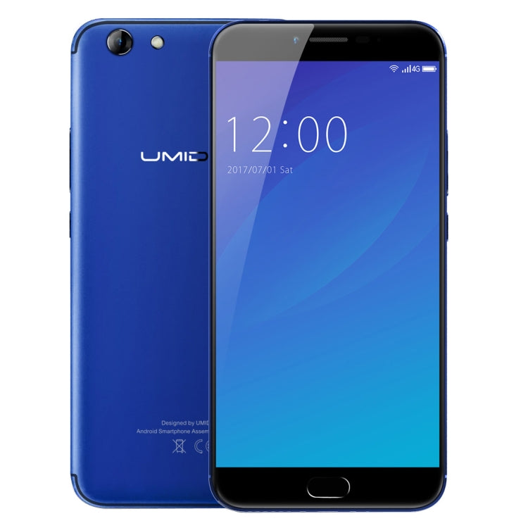 [HK Warehouse] UMIDIGI C NOTE 2, 4GB+64GB, Fingerprint Identification, 5.5 inch Sharp 2.5D Arc Screen Android 7.0 MTK6750T Octa Core up to 1.5GHz, Network: 4G, Dual SIM, OTG