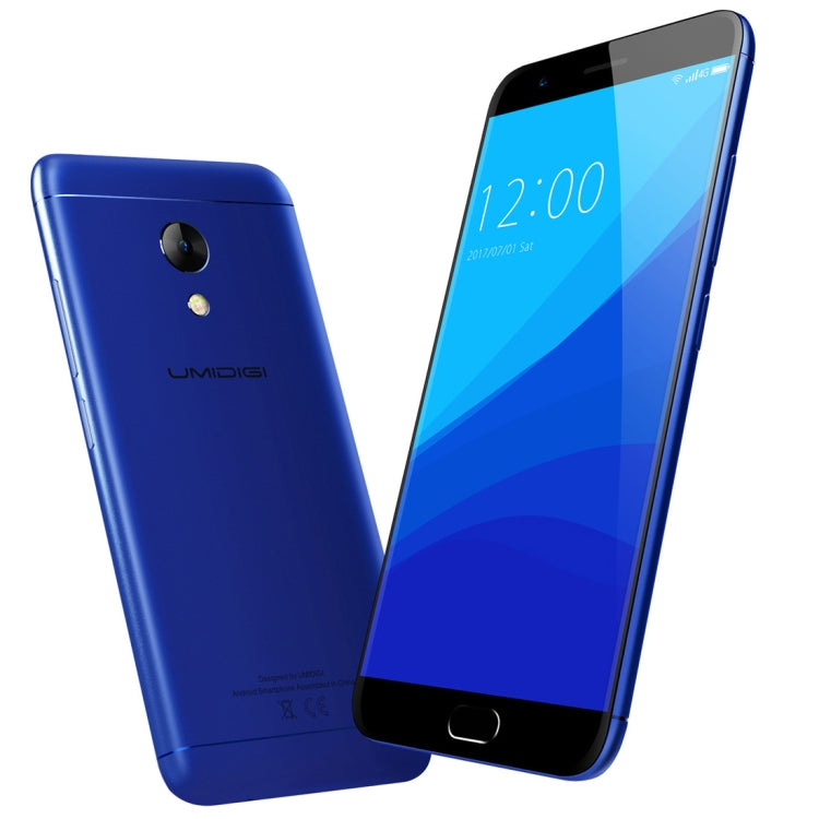 [HK Warehouse] UMIDIGI C2, 4GB+64GB, Fingerprint Identification, 5.0 inch Sharp 2.5D Arc Screen UMI OS (Android 7.0) MTK6750T Octa Core up to 1.5GHz, Network: 4G, Dual SIM, OTG