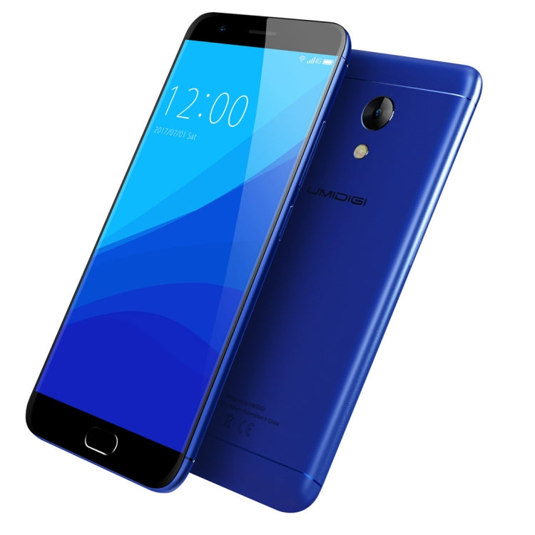 [HK Warehouse] UMIDIGI C2, 4GB+64GB, Fingerprint Identification, 5.0 inch Sharp 2.5D Arc Screen UMI OS (Android 7.0) MTK6750T Octa Core up to 1.5GHz, Network: 4G, Dual SIM, OTG