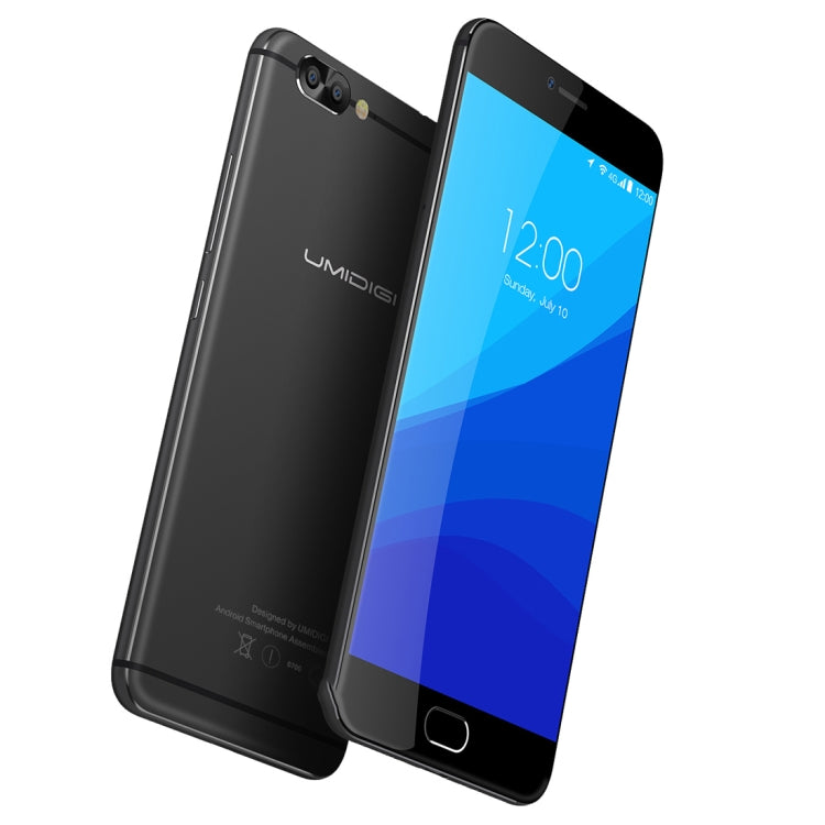 [HK Warehouse] UMIDIGI Z Pro, 4GB+32GB, Dual Back Cameras, Fingerprint Identification,  5.5 inch Sharp Screen Android 6.0 MTK Helio X27 Deca Core up to 2.6GHz, Network: 4G, Dual SIM, OTG(Black)