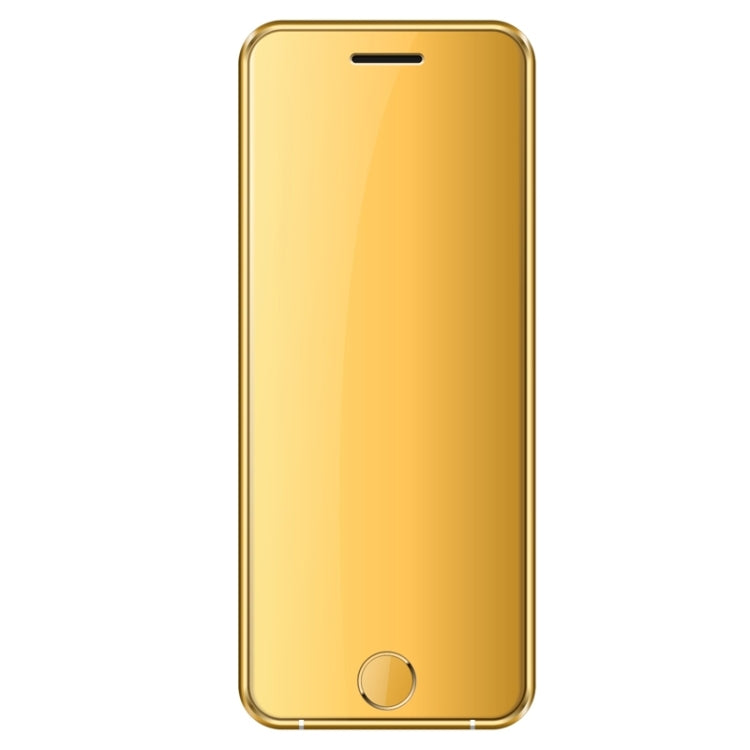 ULCOOL V66 Card Mobile Phone, 2.0 inch, SC6531CA, Support Bluetooth, FM, LBS Position, Anti-lost, GSM, Dual SIM(Gold)