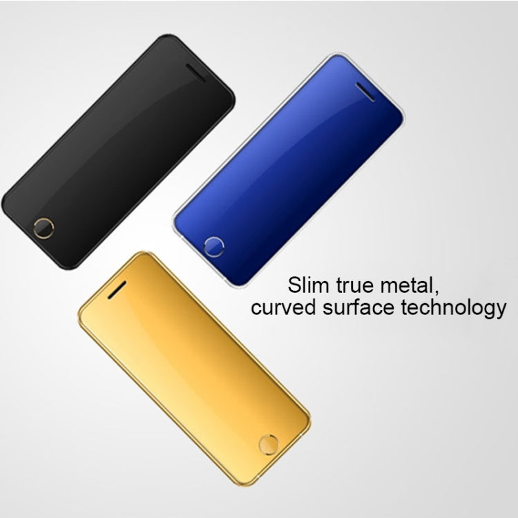 ULCOOL V66 Card Mobile Phone, 2.0 inch, SC6531CA, Support Bluetooth, FM, LBS Position, Anti-lost, GSM, Dual SIM(Gold)