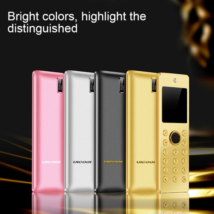 ULCOOL V11 Card Mobile Phone, 1500mAh Battery, 1.52 inch, SC6531D, Support Bluetooth, FM, GSM, Dual SIM(Black)