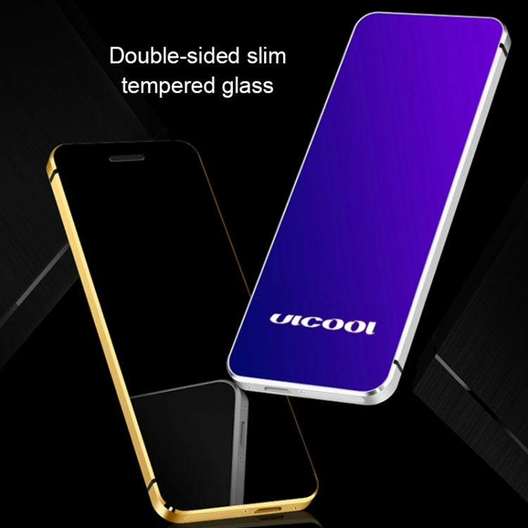 ULCOOL V36 Card Mobile Phone, 1.54 inch, MTK6261D, Support Touch Keys, Bluetooth, FM, Anti-lost, GSM, Dual SIM(Blue)