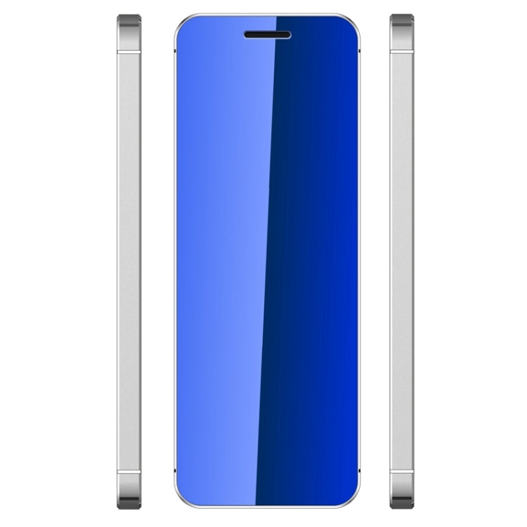 ULCOOL V36 Card Mobile Phone, 1.54 inch, MTK6261D, Support Touch Keys, Bluetooth, FM, Anti-lost, GSM, Dual SIM(Blue)