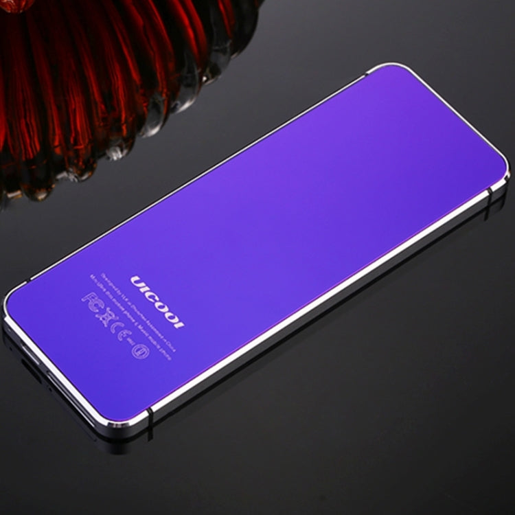 ULCOOL V36 Card Mobile Phone, 1.54 inch, MTK6261D, Support Touch Keys, Bluetooth, FM, Anti-lost, GSM, Dual SIM(Blue)