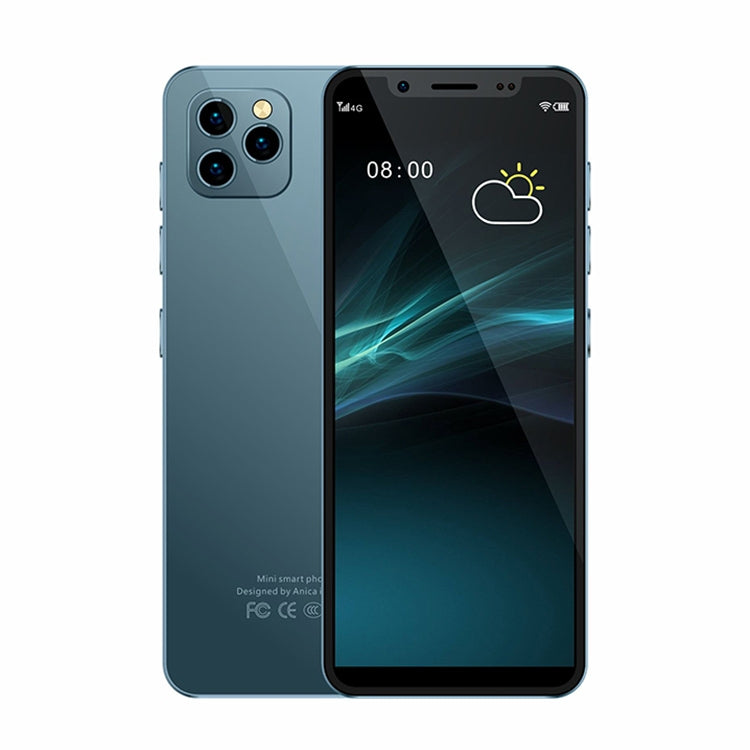 Anica S11S, 2GB+16GB, Infrared Face  Identification, 4.82 inch Android 9.0 MTK6757 Octa Core Cortex-A53 2.0GHz, Network: 4G, Dual SIM, Support Google Play