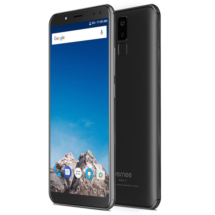[HK Warehouse] Vernee X1, 6GB+64GB, Dual Back Cameras + Dual Front Cameras, 6200mAh Battery, Face & Fingerprint Identification, 6.0 inch Android 7.1 MTK6763 Octa Core up to 2.0GHz, Network: 4G, OTG