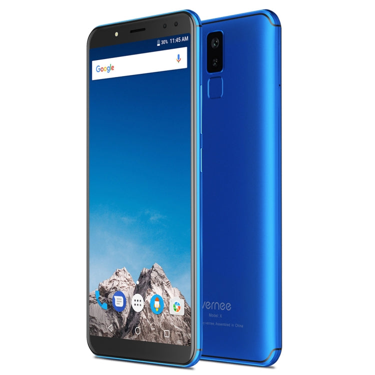 [HK Warehouse] Vernee X1, 6GB+64GB, Dual Back Cameras + Dual Front Cameras, 6200mAh Battery, Face & Fingerprint Identification, 6.0 inch Android 7.1 MTK6763 Octa Core up to 2.0GHz, Network: 4G, OTG