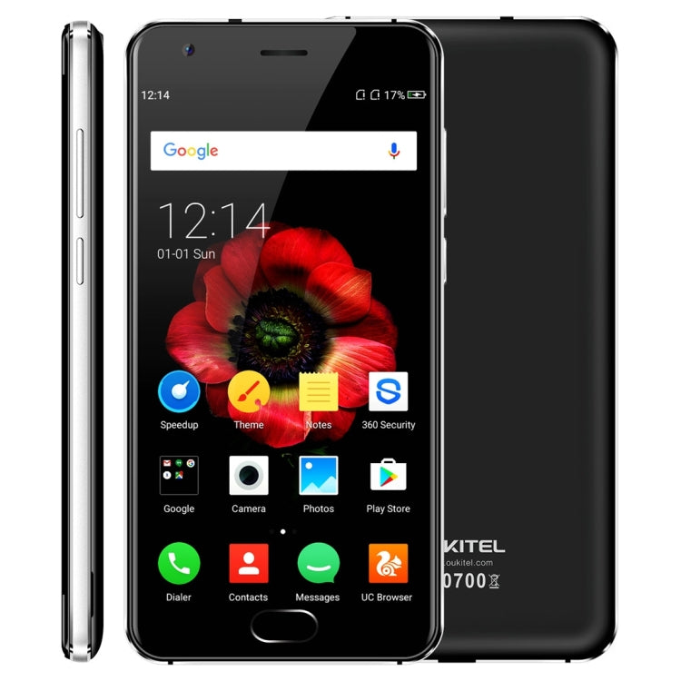 [HK Warehouse] OUKITEL K4000 Plus, 2GB+16GB, Dual OS, Fingerprint Identification, 4100mAh Large Capacity Battery, 5.0 inch 2.5D Curved Anti-smashing Screen Android 6.0 MTK6737 Quad Core up to 1.3GHz, Network: 4G, Dual SIM, GPS, OTA, FM(Black)