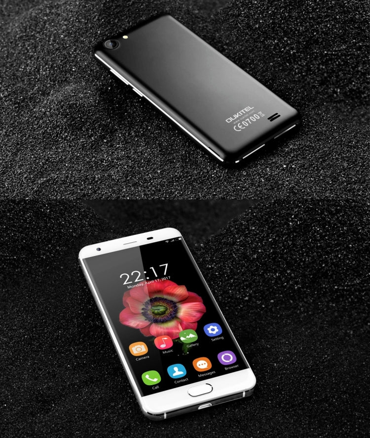 [HK Warehouse] OUKITEL K4000 Plus, 2GB+16GB, Dual OS, Fingerprint Identification, 4100mAh Large Capacity Battery, 5.0 inch 2.5D Curved Anti-smashing Screen Android 6.0 MTK6737 Quad Core up to 1.3GHz, Network: 4G, Dual SIM, GPS, OTA, FM(Black)