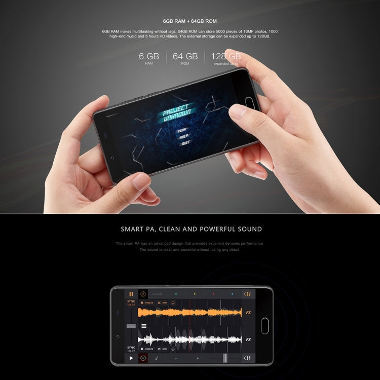 Meiigoo M1, 6GB+64GB, Dual Back Cameras, Fingerprint Identification, 5.5 inch Android 7.0 MTK6757 Octa Core up to 2.3GHz, Network: 4G, OTG
