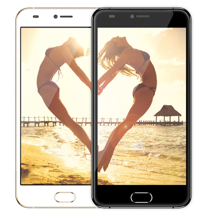 AllCall Bro, 1GB+16GB, Dual Back Cameras,  Front Fingerprint Identification, 5.0 inch Android 7.0 MTK6580A Quad Core up to 1.3GHz, Network: 3G, Dual SIM