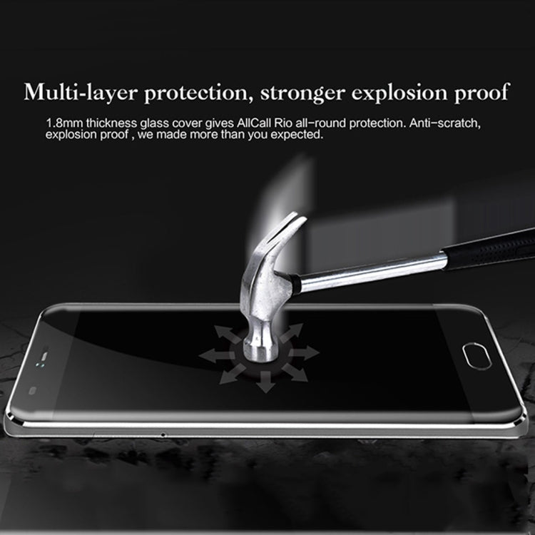 AllCall Rio, 1GB+16GB, Dual Back Cameras,  Dual Curved Edge, 5.0 inch 3D Curved Android 7.0 MTK6580A Quad Core up to 1.3GHz, Network: 3G, OTG, Dual SIM