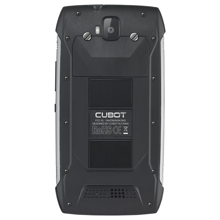 [HK Warehouse] CUBOT Kingkong Triple Proofing Phone, 2GB+16GB, IP68 Waterproof Dustproof Shockproof, 4400mAh Battery, 5.0 inch Android 7.0 MTK6580 Quad-Core up to 1.3GHz, Network: 3G, Dual SIM(Black)