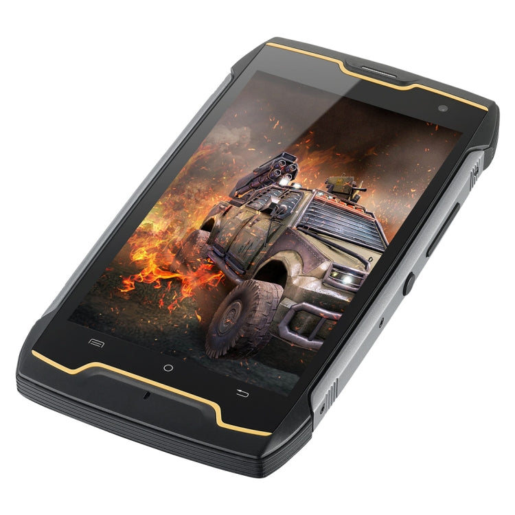 [HK Warehouse] CUBOT Kingkong Triple Proofing Phone, 2GB+16GB, IP68 Waterproof Dustproof Shockproof, 4400mAh Battery, 5.0 inch Android 7.0 MTK6580 Quad-Core up to 1.3GHz, Network: 3G, Dual SIM(Black)