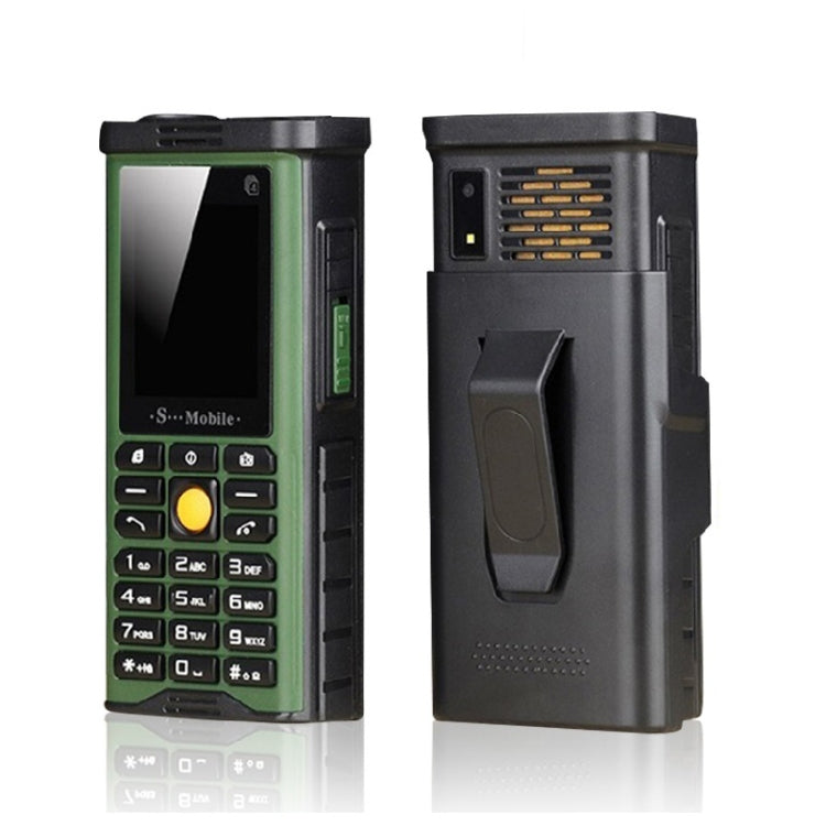 S-G8800 Triple Proofing Elder Phone, Waterproof Shockproof Dustproof, 2400mAh Battery, 2.2 inch, 21 Keys, LED Flashlight, FM, Quad SIM, with Antenna