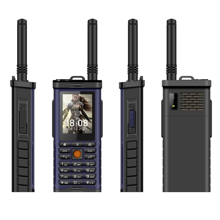 S-G8800 Triple Proofing Elder Phone, Waterproof Shockproof Dustproof, 2400mAh Battery, 2.2 inch, 21 Keys, LED Flashlight, FM, Quad SIM, with Antenna