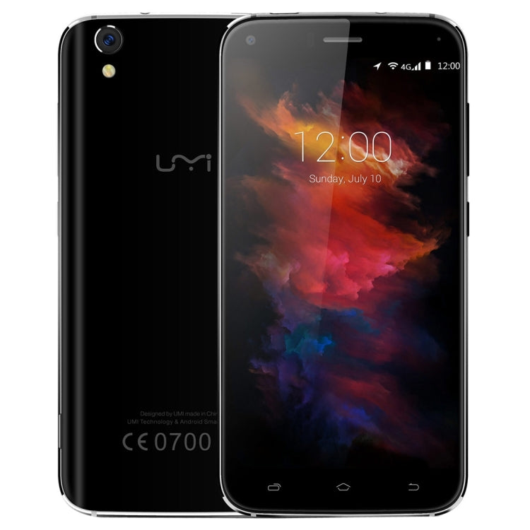 [HK Warehouse] UMI Diamond, 3GB+16GB, 5.0 inch 2.5D Arc Android 6.0 MTK6753 Octa Core up to 1.5GHz, Network: 4G(Black)