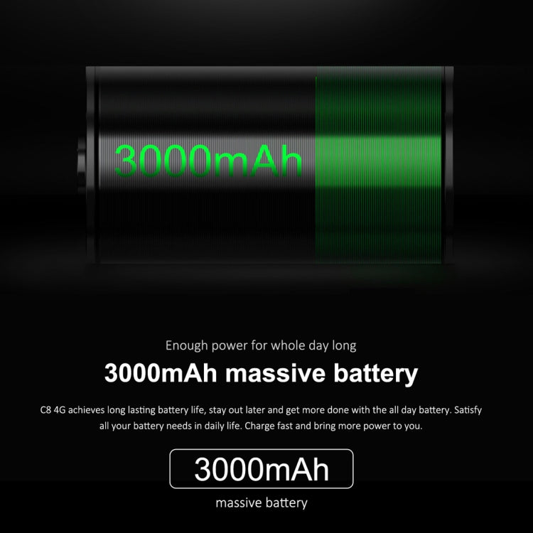 [HK Warehouse] OUKITEL C8, 2GB+16GB, Network: 4G, Fingerprint Identification, 5.5 inch Android 7.0 MTK6737 Quad Core up to 1.3GHz, Dual SIM